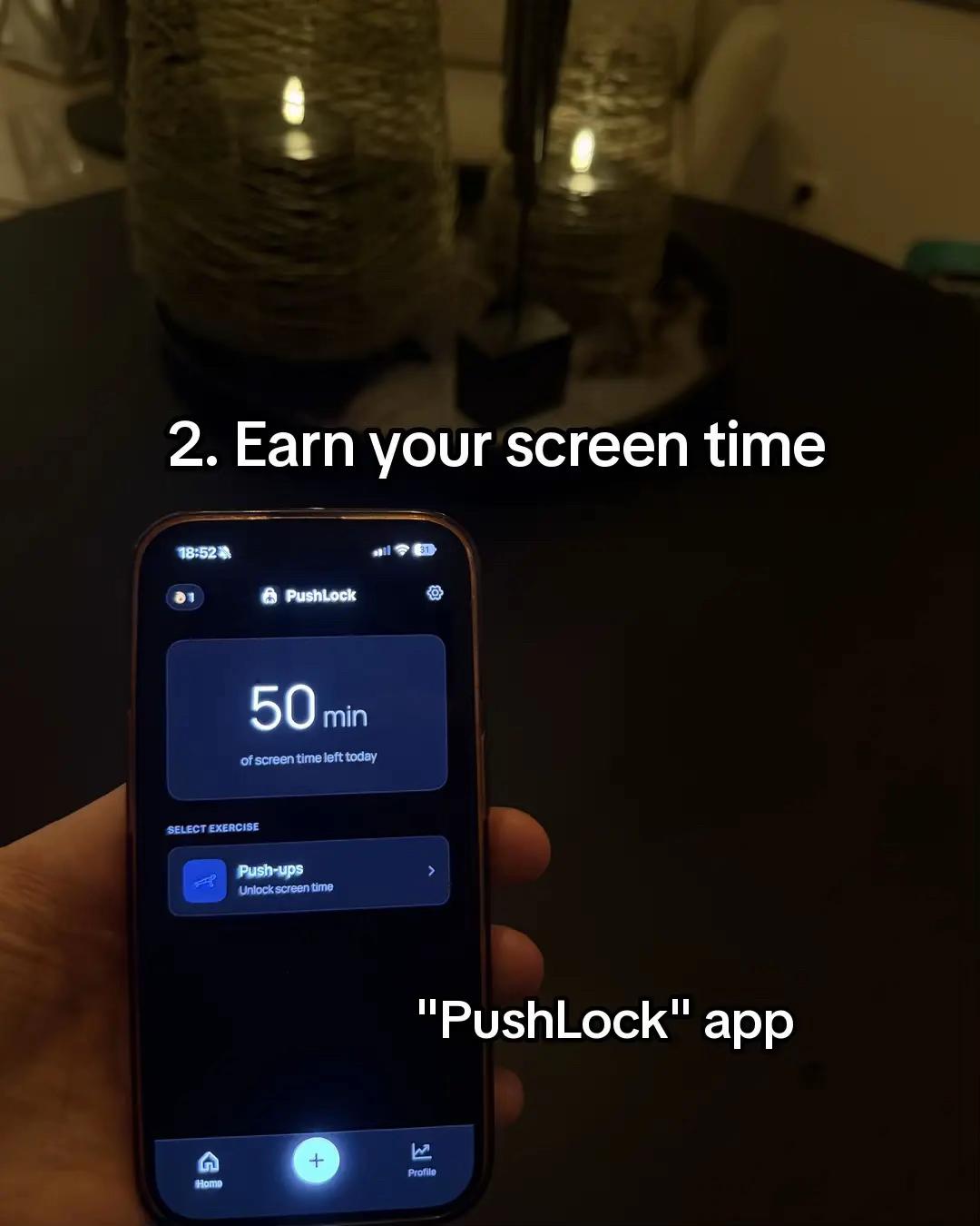 Pushlock slideshow